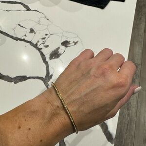 Swarovski crystal gold bracelet